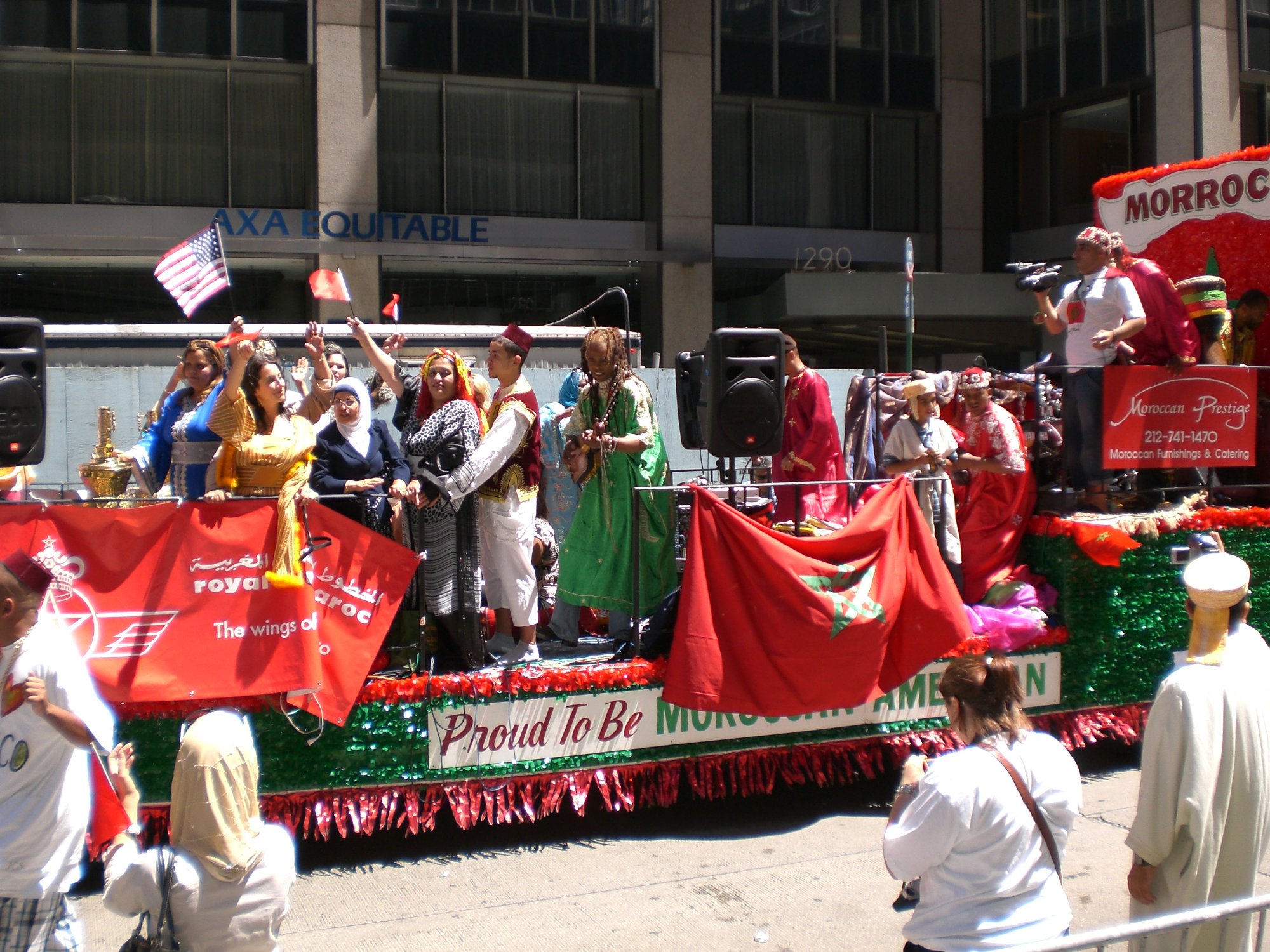 Moroccan American float β Proud to Be Moroccan American